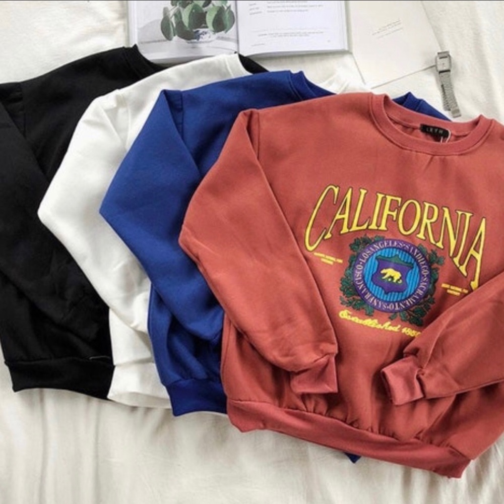 VSCO GIRL MYSTERY CREWNECK w/ FREE CHOKER